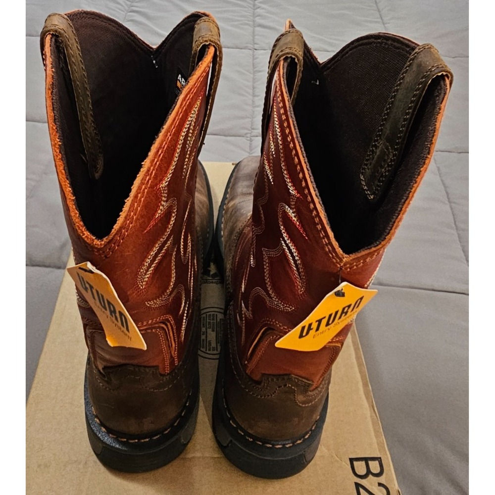 Ariat® (Men's 10 D) WorkHog™ ATS® Max Square-Toe Work Boot in Dark Earth - $220 - Picture 7 of 12